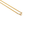 Mid Century 1.29ct Emerald Heart Necklace With Diamonds in 14k Gold Thumbnail