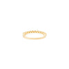 14k Gold Brilliant Cut Diamond Half Eternity Wedding Band Ring Thumbnail