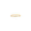 14k Gold Brilliant Cut Diamond Half Eternity Wedding Band Ring Thumbnail