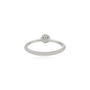 14K Natural Diamond Round Promise Ring Thumbnail
