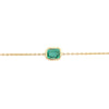 14K Vibrant Emerald Classic Chain Bracelet For Daughter Thumbnail