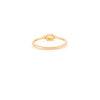 18K Gold Opal Diamond Dainty Ring Thumbnail