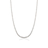 Vintage Style 6.72 Ct  Natural Diamond Wedding Necklace in 14K Gold Thumbnail