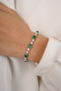 18K Gold Emerald Diamond Designer Bracelet Thumbnail