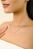 Vintage Style 6.72 Ct  Natural Diamond Wedding Necklace in 14K Gold Thumbnail