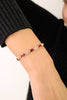 14k Gold 5.02Ct Ruby & Diamond Art Deco Tennis Bracelet Thumbnail
