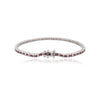 18K Gold Ruby Diamond Tennis Bracelet Thumbnail