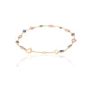 18K Multi Sapphire Chain Bracelet Thumbnail