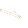 18K Blue Sapphire Charm Station Necklace Thumbnail