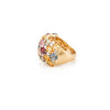 18K Gold Multi Sapphire Band Ring Thumbnail