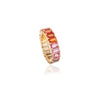 18k Gold Multi Sapphire Eternity Band Thumbnail