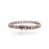 18K Gold Multi Sapphire Tennis Bracelet Thumbnail