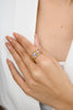 Multi Sapphire Diamond Wide Band Ring Thumbnail