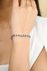 Unique Blue Sapphire Tennis Bracelet Thumbnail