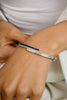 Blue Sapphire & Diamond Cuff Bangle Bracelet Thumbnail