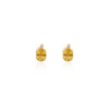 18K Gold Yellow Sapphire Oval Studs Thumbnail