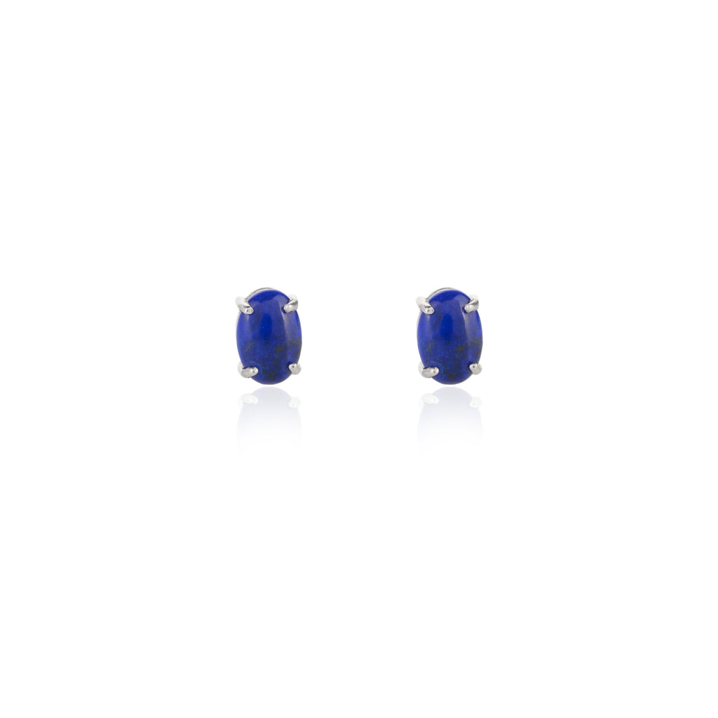 18K Gold Lapis Lazuli Combo Jewelry Set Image