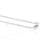 14K Gold Elegant Diamond Disc Chain Necklace Thumbnail