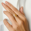 18K White Gold Yellow Sapphire Ring Thumbnail