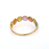 18K Multi Sapphire Half Eternity Band Thumbnail