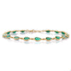 18K Gold Emerald Bracelet Thumbnail