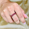 18K Gold Ruby Dome Style Band Thumbnail
