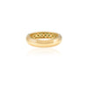 18K Gold Emerald Dome Style Band Thumbnail