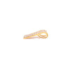 14K Solid Yellow Gold Ruby Diamond Bar Pendant Thumbnail