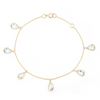 18K Gold Aquamarine Bracelet Thumbnail