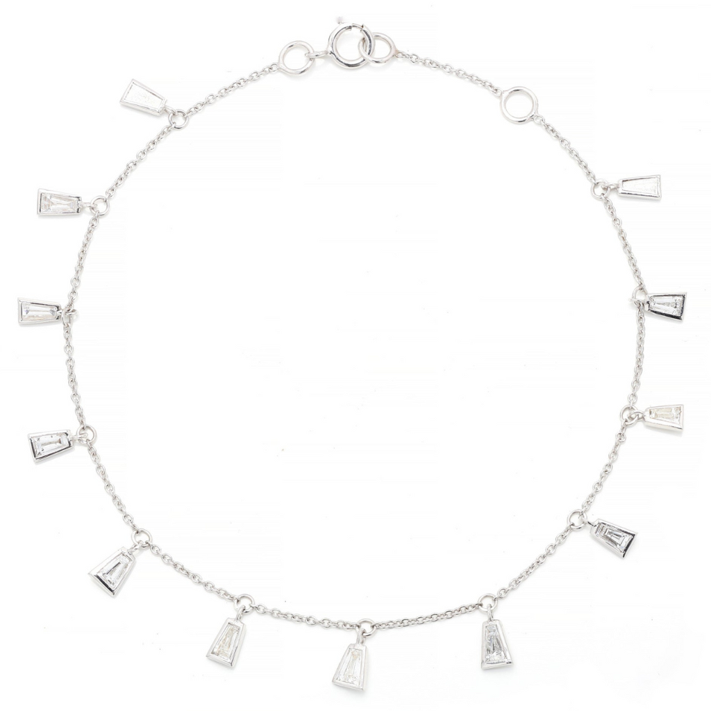 18K White Gold Diamond Bracelet Image