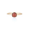 14K Gold Cushion Cut Garnet Ring Thumbnail