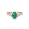 14K Yellow Gold Emerald Ring Thumbnail