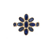 18K Gold Floral Sapphire Ring Thumbnail