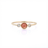 14K Yellow Gold Garnet Ring Thumbnail