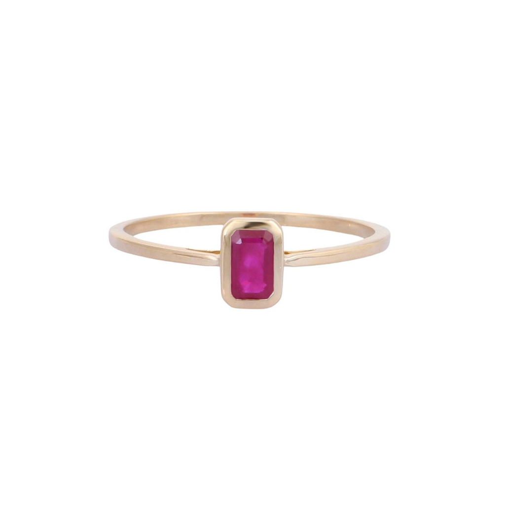 14K Gold Ruby Ring Image