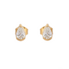 18K Yellow Gold Pear Cut Diamond Studs Thumbnail