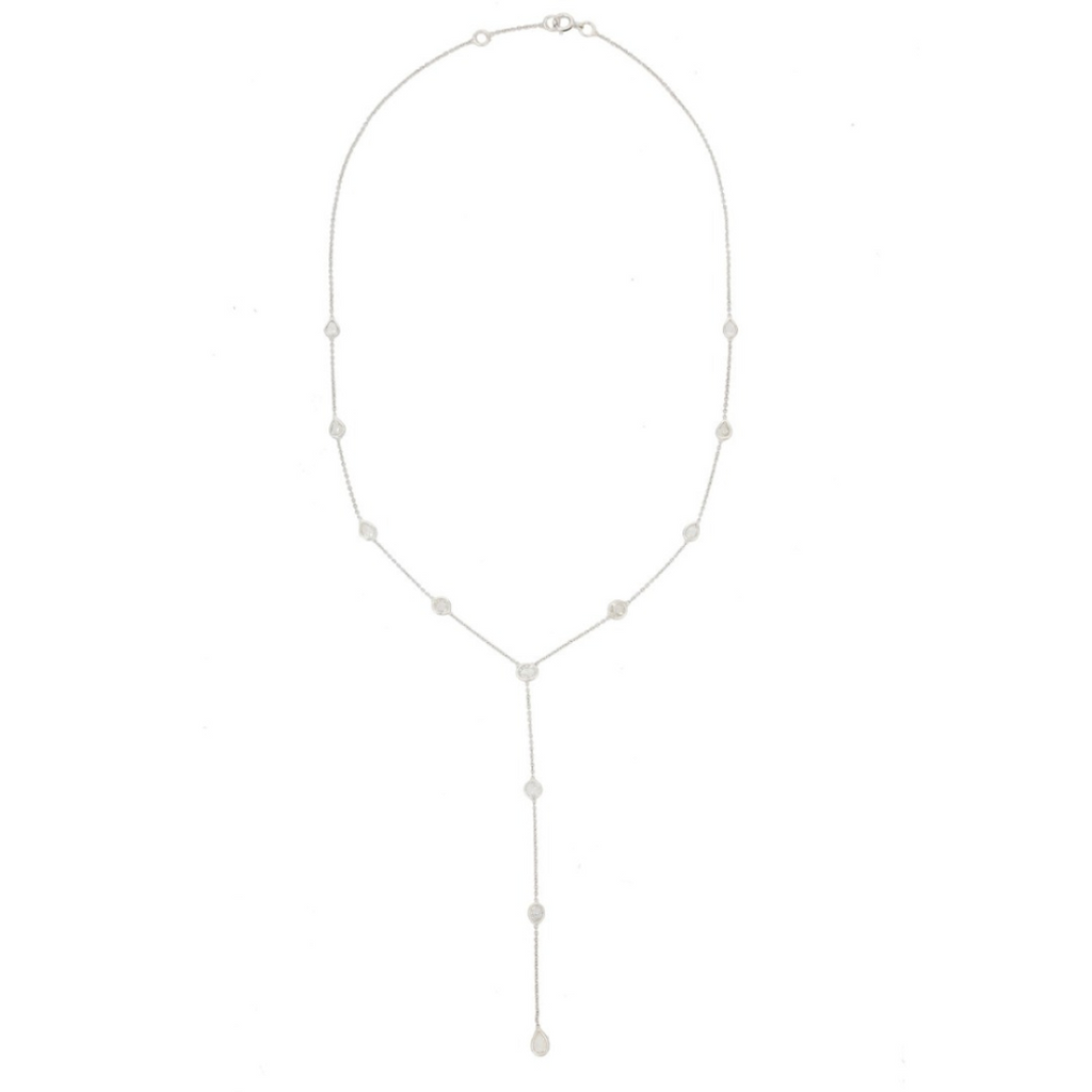 18K Diamond Lariat Y Necklace Image