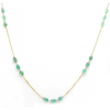 18K Gold Emerald Necklace Thumbnail