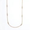 18K Yellow Gold Diamond Necklace Thumbnail