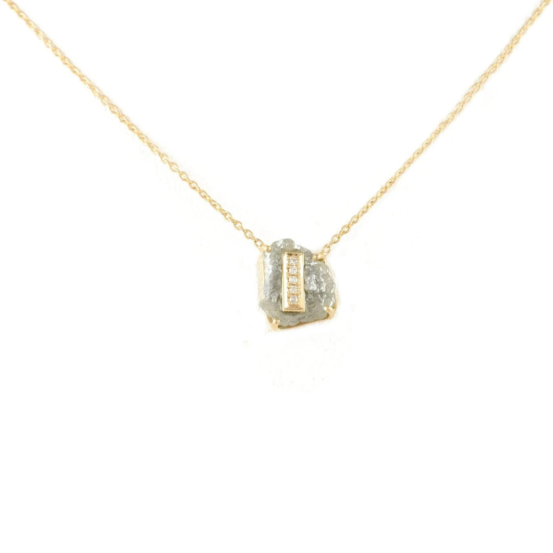 18K Gold Personalized Initial Pendant