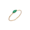 14K Emerald Precious Gold Ring Thumbnail