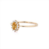 14K Gold Citrine & Diamond Ring Thumbnail