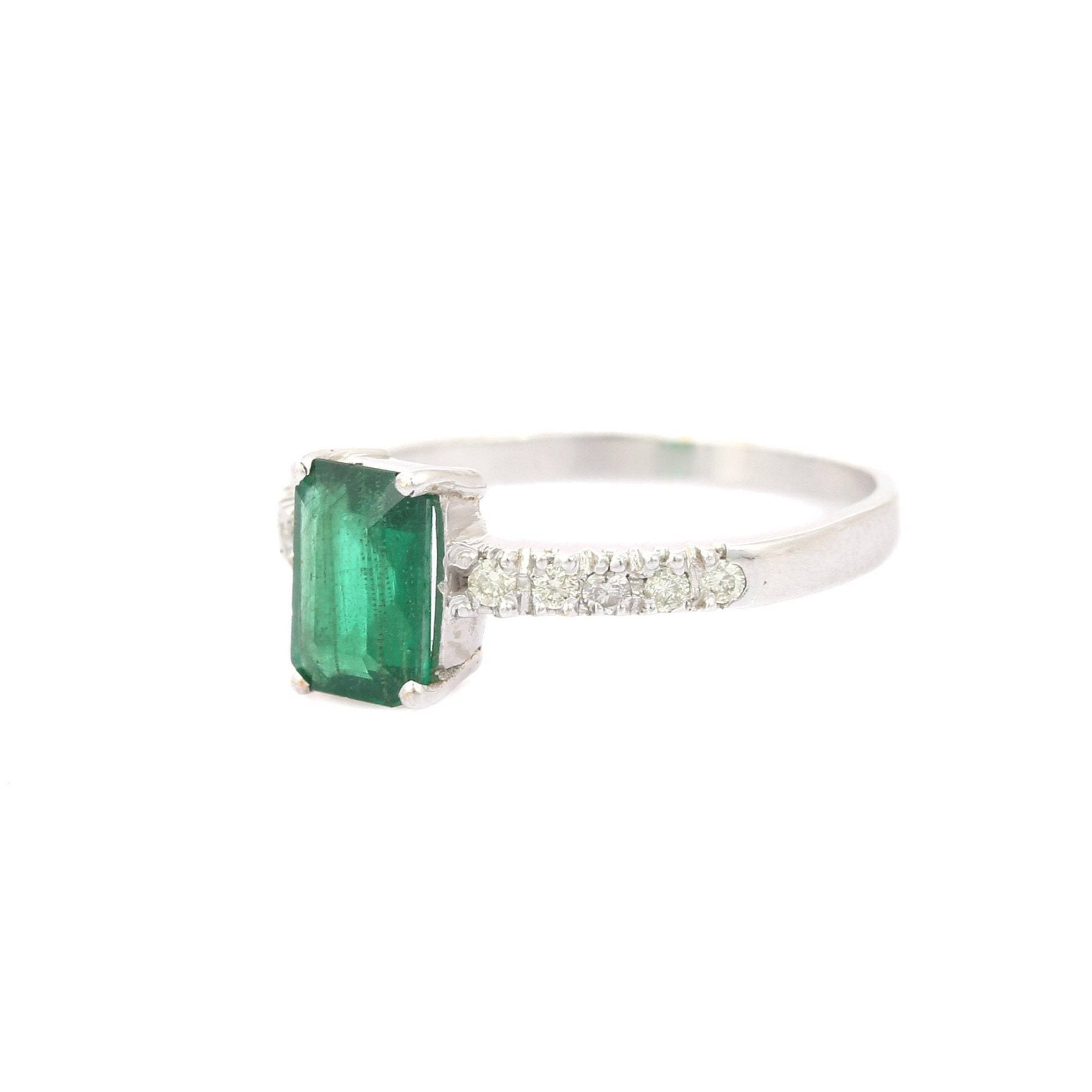 14K Gold Emerald Ring - VR Jewels