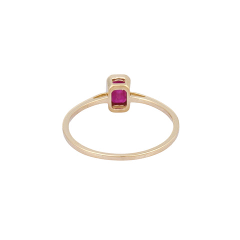 14K Gold Ruby Ring - VR Jewels