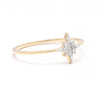 14K Gold Star Diamond Ring Thumbnail