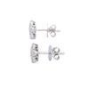 14K White Gold Diamond Studs Earrings Thumbnail