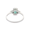 14K White Gold Emerald Ring Thumbnail