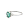 14K White Gold Emerald Ring Thumbnail