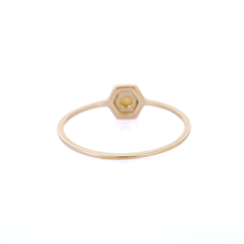 14K Yellow Gold Citrine Ring Image