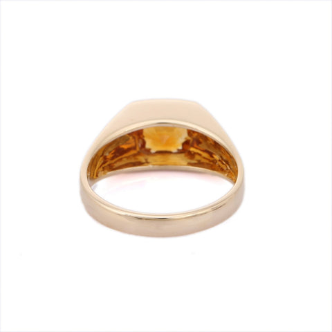 14K Yellow Gold Citrine Ring - VR Jewels